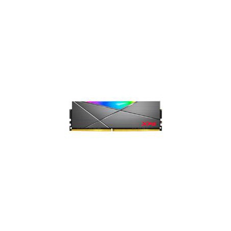 MEMORIA ADATA UDIMM DDR4 8GB PC4-25600 3200MHZ CL16 1.35V XPG SPECTRIX D50 RGB GRIS CON DISIPADOR PC/GAMER/ALTO RENDIMIENTO ( AX