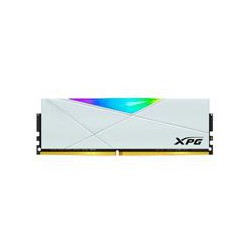 MEMORIA ADATA UDIMM DDR4 8GB PC4-25600 3200MHZ CL16 1.35V XPG SPECTRIX D50 RGB BLANCO CON DISIPADOR PC/GAMER/ALTO RENDIMIENTO (A