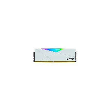 MEMORIA ADATA UDIMM DDR4 8GB PC4-25600 3200MHZ CL16 1.35V XPG SPECTRIX D50 RGB BLANCO CON DISIPADOR PC/GAMER/ALTO RENDIMIENTO (A