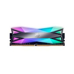 MEMORIA ADATA UDIMM DDR4 8GB PC4-28800 3600MHZ CL18 1.35V XPG SPECTRIX D60G RGB GRIS CON DISIPADOR PC/GAMER/ALTO RENDIMIENTO ( A