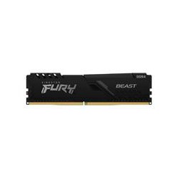 MEMORIA KINGSTON DIMM DDR4 32GB 3200MHZ FURY BEAST BLACK XMP CL16 288PIN 1.35V C/DISIPADOR DE CALOR P/PC/GAMER/ALTO RENDIMIENTO 