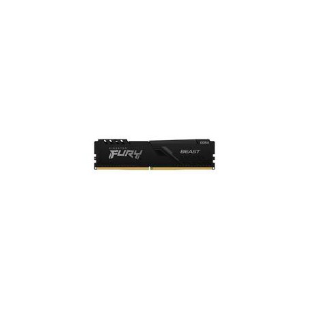 MEMORIA KINGSTON DIMM DDR4 32GB 3200MHZ FURY BEAST BLACK XMP CL16 288PIN 1.35V C/DISIPADOR DE CALOR P/PC/GAMER/ALTO RENDIMIENTO 