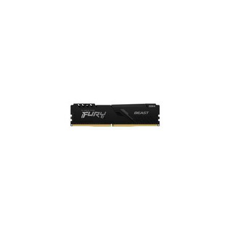 MEMORIA KINGSTON DIMM DDR4 16GB 3200MHZ FURY BEAST BLACK XMP CL16 288PIN 1.35V C/DISIPADOR DE CALOR P/PC/GAMER/ALTO RENDIMIENTO 