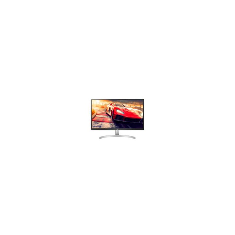 MONITOR LED LG 27UL500-W 27 4K 3840X2160, ASPECTO 16:9, 60 HZ,TR 5MS, PANEL IPS, HDMI(2) DISPLAYPORT(1) AUX(1), HDCP 2.2, CALIBR