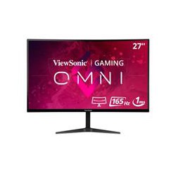 MONITOR VIEWSONIC ENTRETENIMIENTO Y JUEGOS, VX2718-2KPC-MHD, CURVO 1500R, 2560  X 1440, WQHD, 165HZ ACTUALIZACION, 1 MS TIEMPO D