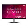 MONITOR VIEWSONIC ENTRETENIMIENTO Y JUEGOS, VX2718-2KPC-MHD, CURVO 1500R, 2560  X 1440, WQHD, 165HZ ACTUALIZACION, 1 MS TIEMPO D