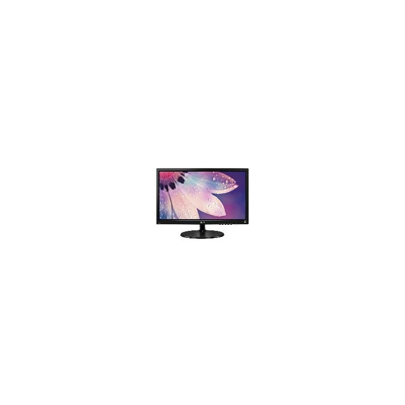 MONITOR LED LG 19M38H-B 18.5 HD 1366X768, ASPECTO 16:9, 60 HZ,TR 5MS, PANEL TN, VGA(1), COLOR NEGRO