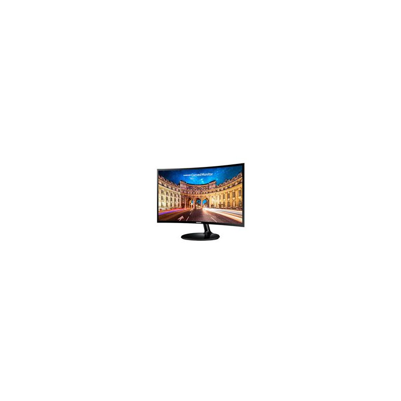 MONITOR LED SAMSUNG 24 PULGADAS, WIDESCREEN, FULL HD, 1920X1080, LC24F390, NEGRO, D-SUB HDMI CURVO