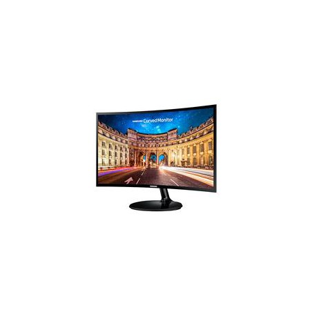 MONITOR LED SAMSUNG 24 PULGADAS, WIDESCREEN, FULL HD, 1920X1080, LC24F390, NEGRO, D-SUB HDMI CURVO