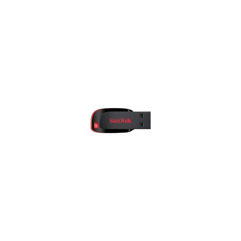 MEMORIA SANDISK 32GB USB 2.0 CRUZER BLADE Z50 NEGRO C/ROJO SDCZ50-032G-B35