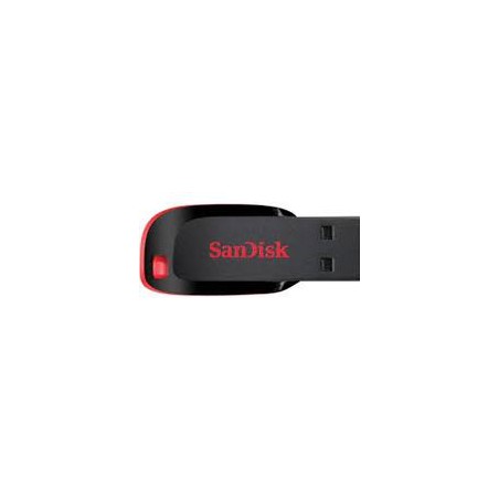 MEMORIA SANDISK 32GB USB 2.0 CRUZER BLADE Z50 NEGRO C/ROJO SDCZ50-032G-B35