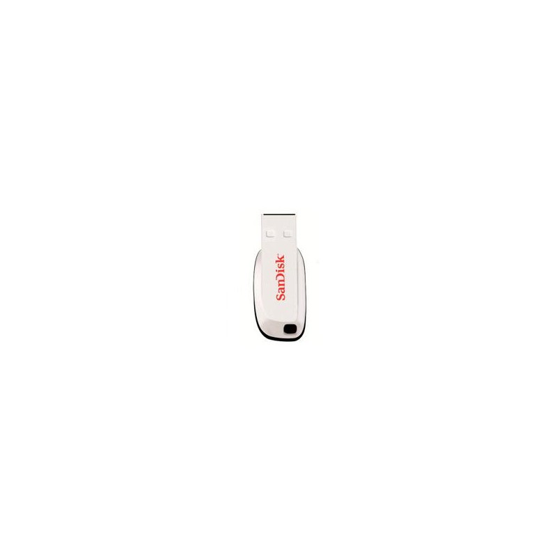 MEMORIA SANDISK 16GB USB 2.0 CRUZER BLADE Z50 BLANCO SDCZ50C-016G-B35W