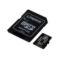 MEMORIA KINGSTON MICRO SD CANVAS SELECT PLUS 256GB UHS-I CLASE 10 C/ADAPTADOR (SDCS2/256GB)