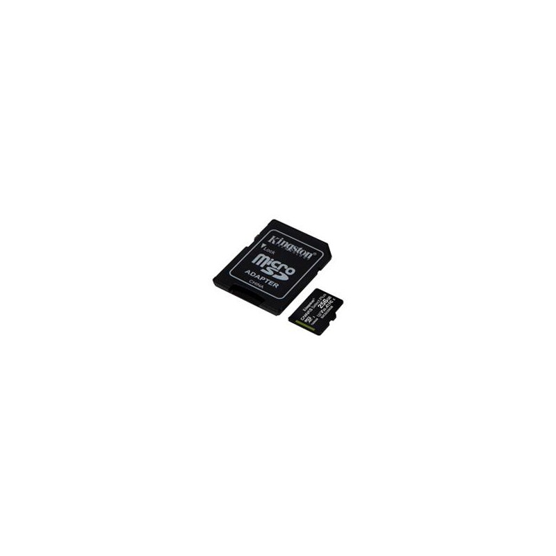 MEMORIA KINGSTON MICRO SD CANVAS SELECT PLUS 256GB UHS-I CLASE 10 C/ADAPTADOR (SDCS2/256GB)