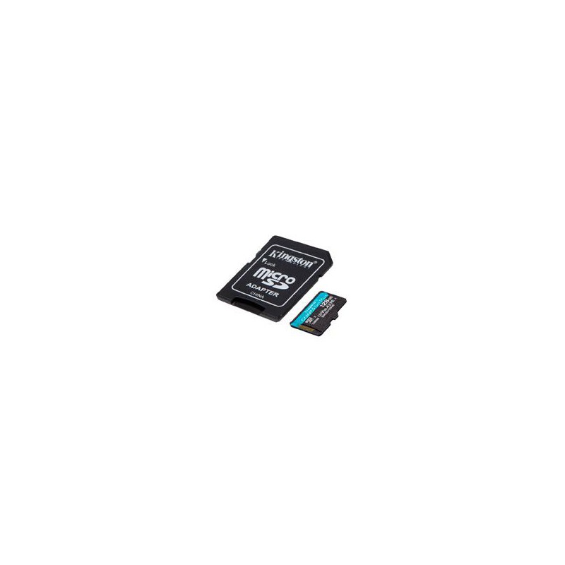 MEMORIA KINGSTON MICRO SDXC CANVAS GO! PLUS 128GB UHS-I U3 V30 A2 CLASE 10 C/ADAPTADOR (SDCG3/128GB)