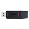 MEMORIA KINGSTON 128GB USB 3.2 ALTA VELOCIDAD / DATATRAVELER EXODIA NEGRO (DTX/128GB)