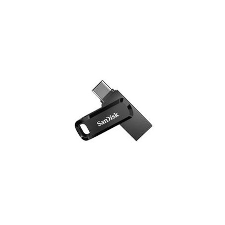 MEMORIA SANDISK ULTRA DUAL DRIVE GO USB 128GB TIPO-C / USB 3.1 VELOCIDAD DE LECTURA 150MB/S COLOR NEGRO SDDDC3-128G-G46