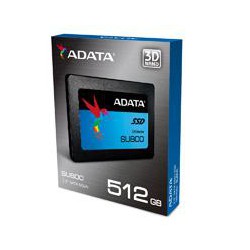 UNIDAD DE ESTADO SOLIDO SSD INTERNO 512GB ADATA SU800 2.5 SATA3 LECT. 560 ESCRIT. 520 MBS 7MM PC LAPTOP MINIPC ALTO RENDIMIENTO 