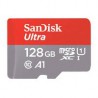 MEMORIA SANDISK MICRO SDXC 128GB ULTRA 140MB/S CLASE 10 C/ADAPTADOR SDSQUAB-128G-GN6MA