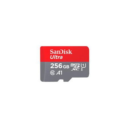 MEMORIA SANDISK MICRO SDXC 256GB ULTRA 150MB/S CLASE 10 C/ADAPTADOR SDSQUAC-256G-GN6MA