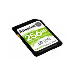 MEMORIA FLASH SD KINGSTON SDXC CANVAS SELECT 256GB 100R CL10 UHS-I V30 (SDS2/256GB