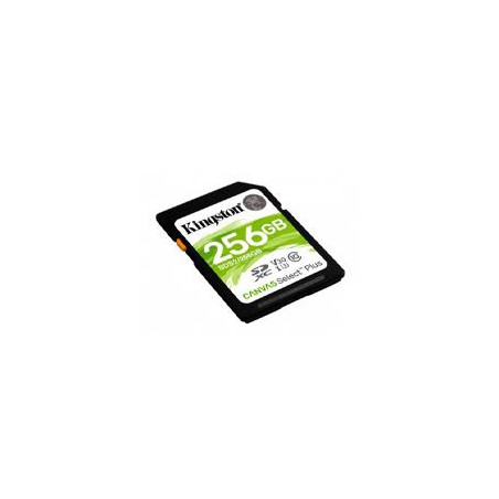 MEMORIA FLASH SD KINGSTON SDXC CANVAS SELECT 256GB 100R CL10 UHS-I V30 (SDS2/256GB