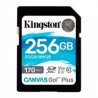 MEMORIA FLASH SD KINGSTON SDXC CANVAS SELECT 256GB 100R CL10 UHS-I V30 (SDG3/256GB)