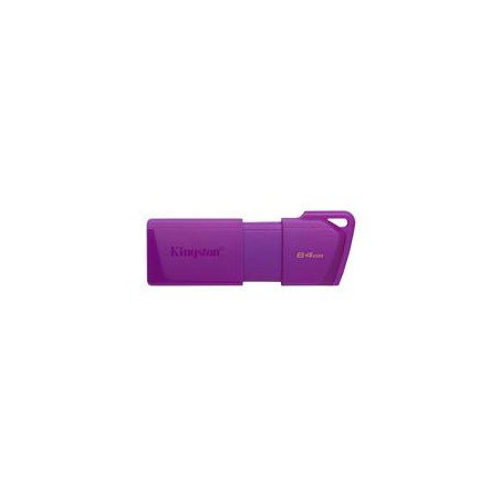 MEMORIA FLASH USB KINGSTON 64GB MORADO NEON 3.2 GEN 1(KC-U2L64-7LP)