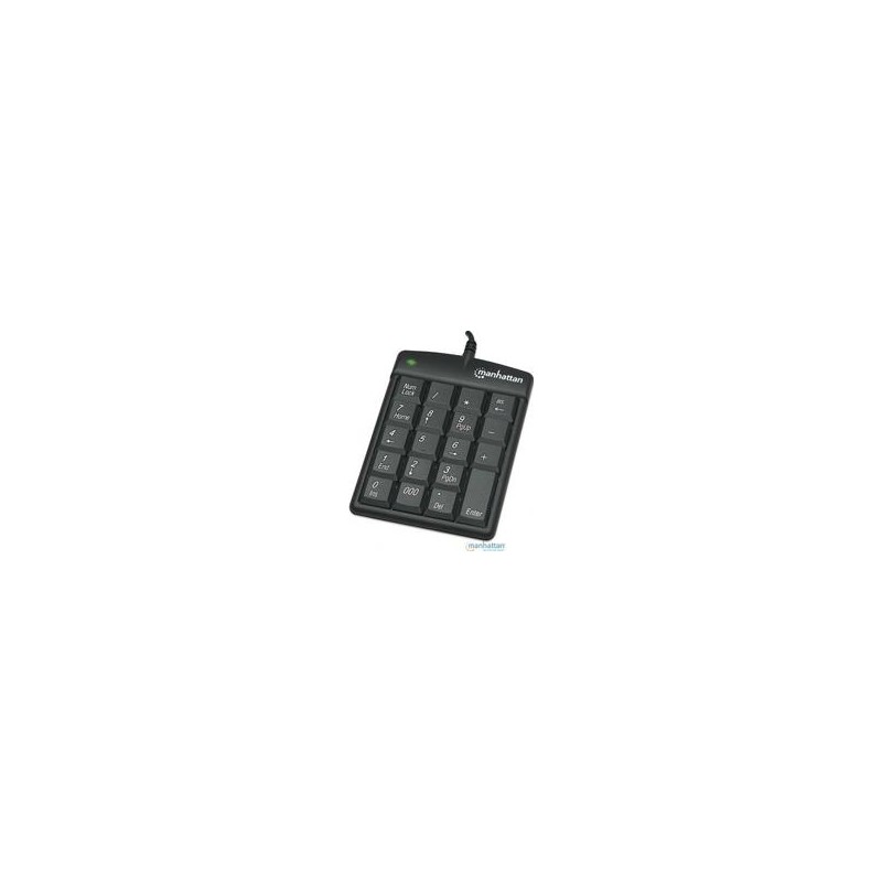 TECLADO,MANHATTAN,176354, NUMERICO USB NEGRO