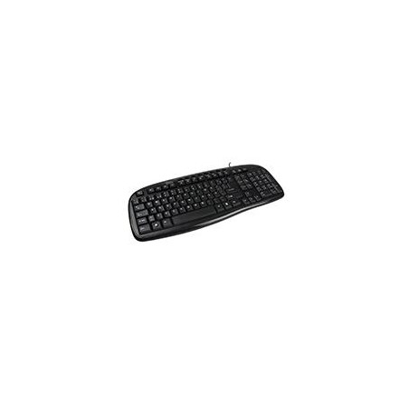 TECLADO MULTIMEDIA CORE USB COMPATIBLE WINDOWS XP/ VISTA /7MAC OS X EASY LINE BY PERFECT CHOICE NEGRO