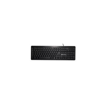 TECLADO TECHZONE TZ16TEC01-ALA ALAMBRICO STANDARD USB ERGONOMICO NEGRO