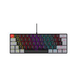 TECLADO MECANICO 60 OCELOT CREATORS COLOR WAY NEGRO CON GRIS, TIPO DE SWITCH AZUL