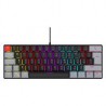 TECLADO MECANICO 60 OCELOT CREATORS COLOR WAY NEGRO CON GRIS, TIPO DE SWITCH AZUL