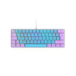 TECLADO MECANICO 60 OCELOT CREATORS COLOR WAY AZUL CON MORADO, TIPO DE SWITCH AZUL