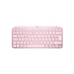 TECLADO LOGITECH MX KEYS MINI ROSE ILUMINADO MASTER SERIES INALAMBRICO BOLT BLUETOOTH USB-C USB