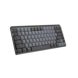 TECLADO LOGITECH MX MECHANICAL MINI GRAFITO ILUMINADO INALAMBRICO BOLT BLUETOOTH USB-C USB