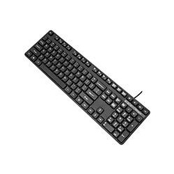 TECLADO ALAMBRICO TARGUS AKB30ES, USB, ESTANDAR, QWERTY, COLOR NEGRO.