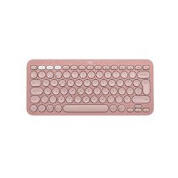 TECLADO LOGITECH PEBBLE KEYS 2 K380S ROSA INALAMBRICO EASY-SWITCH BLUETOOTH LOGI BOLT NO INCLUIDO. (ESPAÑOL)