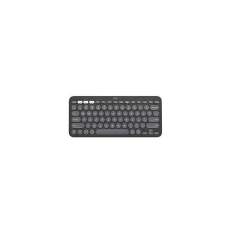 TECLADO LOGITECH PEBBLE KEYS 2 K380S GRAFITO INALAMBRICO EASY-SWITCH BLUETOOTH LOGI BOLT NO INCLUIDO. (ESPAÑOL)