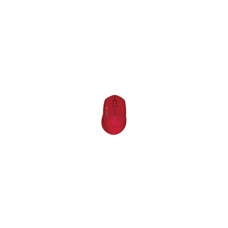 MOUSE LOGITECH M280 ROJO OPTICO INALAMBRICO (MINI RECEPTOR USB) PC/MAC/CHROME/LINUX