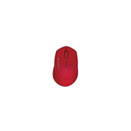 MOUSE LOGITECH M280 ROJO OPTICO INALAMBRICO (MINI RECEPTOR USB) PC/MAC/CHROME/LINUX