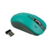 MOUSE OPTICO INALAMBRICO ESSENTIALS 800 A 1600 DPI PERFECT CHOICE TURQUESA