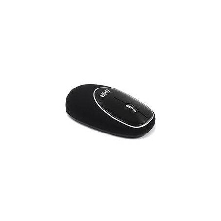 MOUSE ERGONOMICO DE MEMORY FOAM GHIA NEGRO/NEGRO / INALAMBRICO/1000 DPI