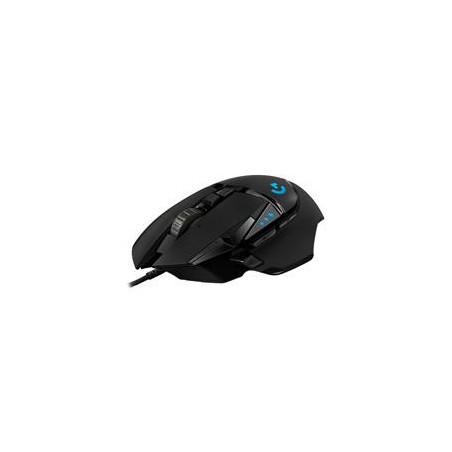 MOUSE GAMING LOGITECH G502 HERO NEGRO ALAMBRICO USB LIGHTSYNC RGB 16K DPIS