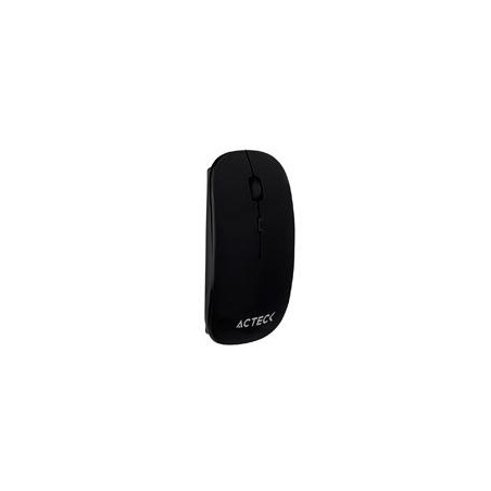 MOUSE ACTECK OPTIMIZE MI240 / INALAMBRICO / RECEPTOR USB / OPTICO / 1600 DPI AJUSTABLE / NEGRO / AC-928885