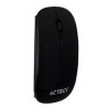 MOUSE ACTECK OPTIMIZE MI240 / INALAMBRICO / RECEPTOR USB / OPTICO / 1600 DPI AJUSTABLE / NEGRO / AC-928885