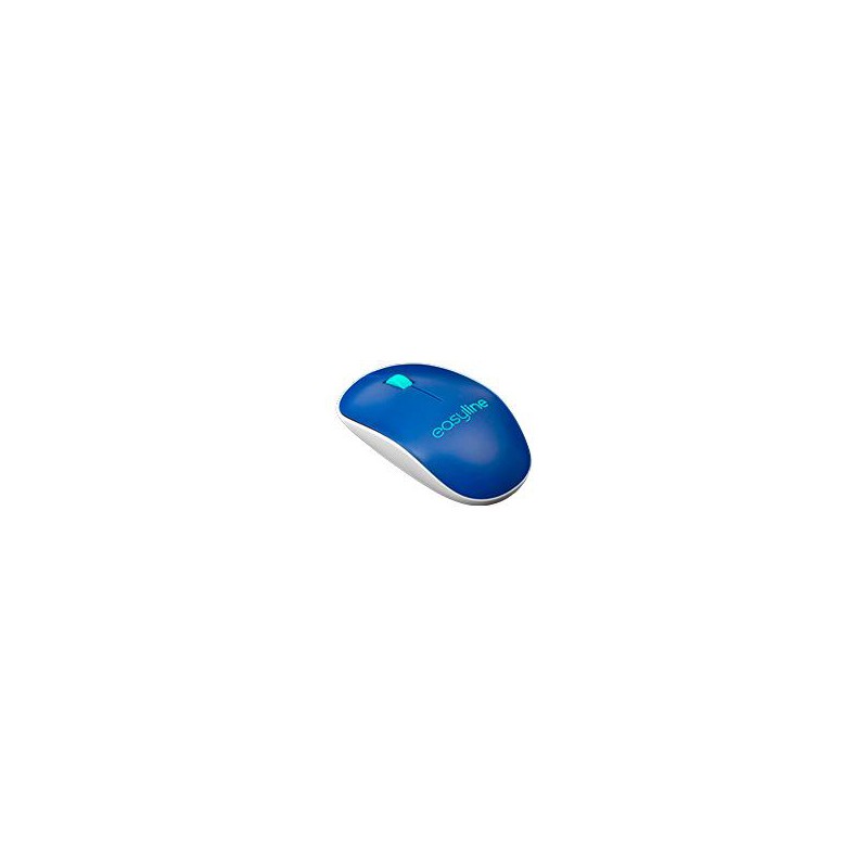 MOUSE INALAMBRIO 1 000 DPI VIVA EASY LINE BY PERFECT CHOICE AZUL