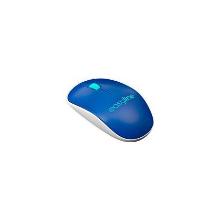 MOUSE INALAMBRIO 1 000 DPI VIVA EASY LINE BY PERFECT CHOICE AZUL