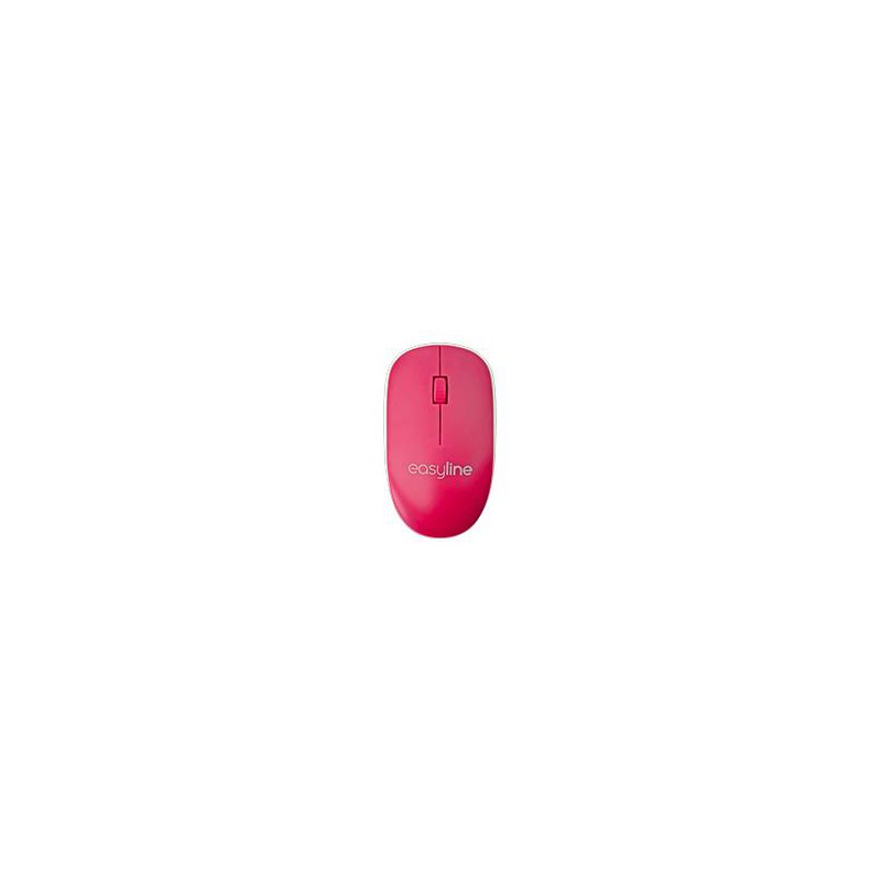 MOUSE INALAMBRIO 1 000 DPI VIVA EASY LINE BY PERFECT CHOICE MAGENTA