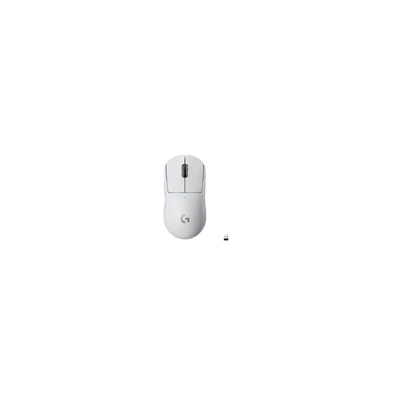 MOUSE GAMING INALAMBRICO LOGITECH G PRO X SUPERLIGHT BLANCO USB 1MS HERO 25.400DPI 63GR